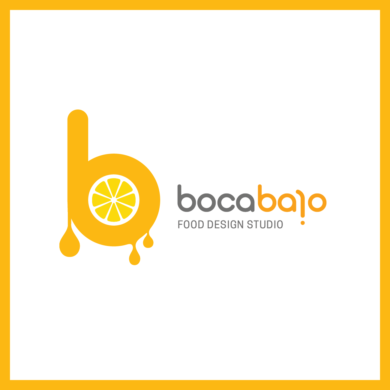 Diseño de Logotipo para Bocabajo, Food Design Studio