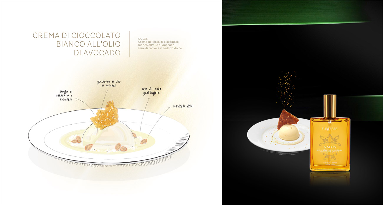 Ilustración de Crema di Cioccolato Bianco all'Olio di Avocado